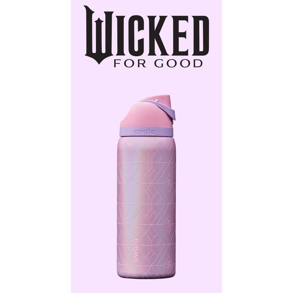 BRAND NEW Owala X Wicked - 32oz Freesip GLINDA - Picture 1 of 7